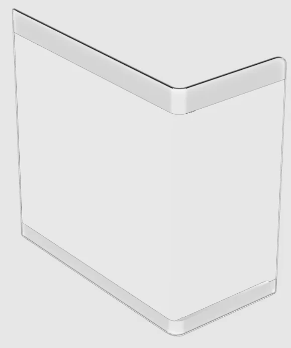 Corsair FRAME 4500X Replacement Glass Panel, Front/Left, Black CC-8901050 - DS Computers DOO