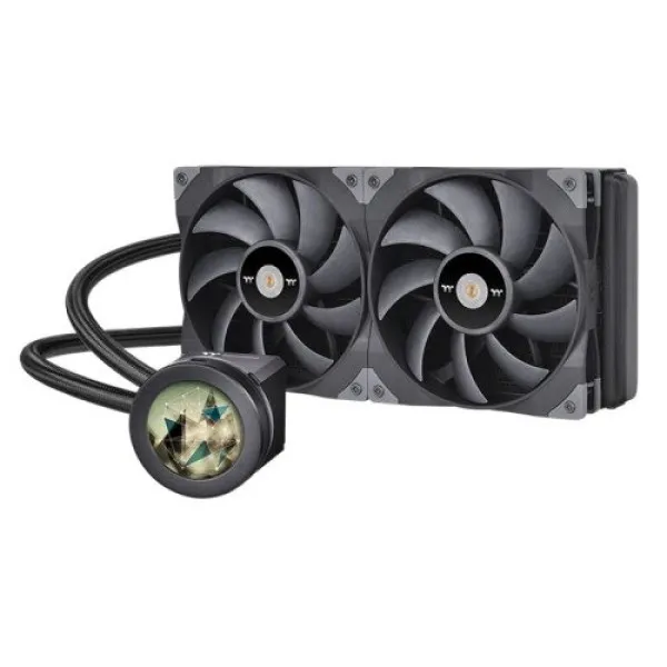 CPU Cooler Thermaltake TOUGHLIQUID Ultra 280 LCD 2.1" Black, CL-W37...