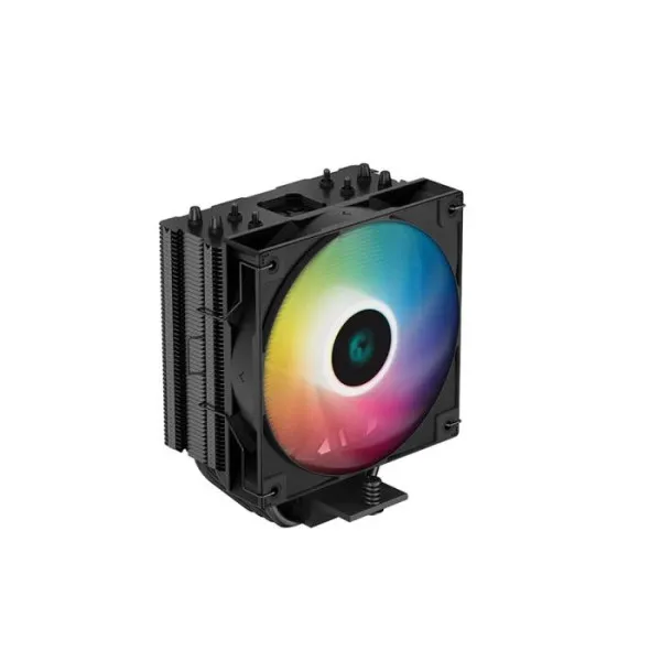 CPU Hladnjak DeepCool AG400 BK ARGB V2 CRNI, 4 HeatPipe R-AG400-BKA...
