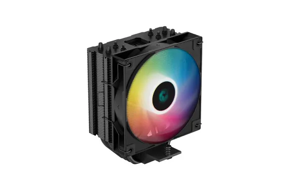 CPU Hladnjak DeepCool AG400 DIGITAL ARGB CRNI, 4 HeatPipe R-AG400-B...