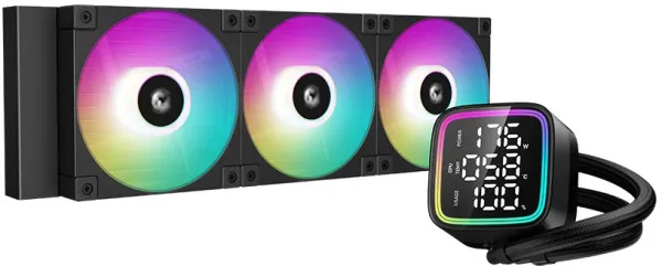 CPU Hladnjak DeepCool LD360 ARGB LCD ekran CRNO, R-LD360-BKMSN-G-1 - DS Computers DOO