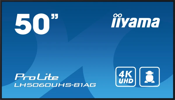 Digitalni ekran 50 Iiyama LH5060UHS-B1AG IPS 3840x2160/Android 11/60Hz/8ms/HDMI - DS Computers DOO