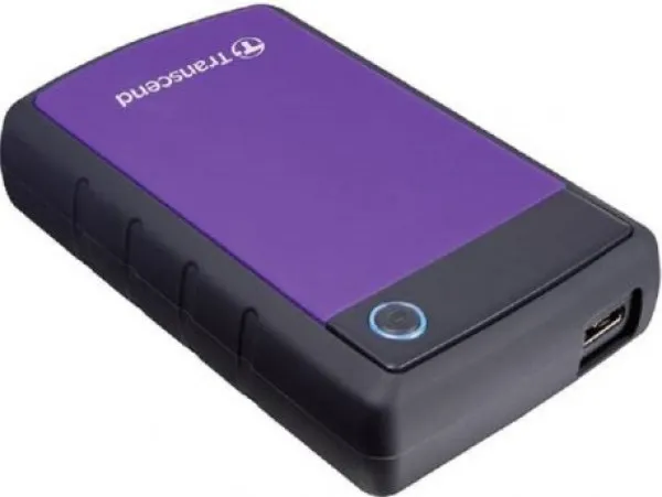 HDD E2.5" Transcend 4TB USB 3.0 TS4TSJ25H3P Anti-shock Black/Purple