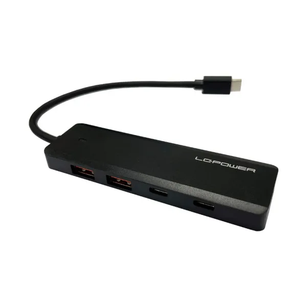 HUB LC Power  LC-HUB-U3-4-C USB-C, 2 x USB3.2/2 x USB-C