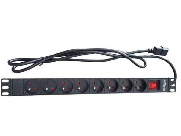 Kabl 230V razvodni PDU panel 19/1U sa 8 utičnih mesta,1.8m C14 (PD...