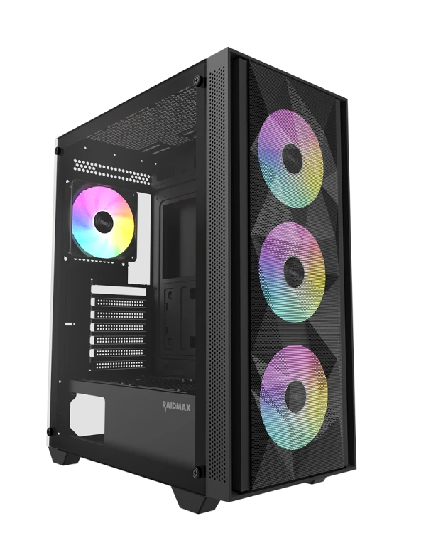 Kuciste Raidmax Vector V217 ARGB Black, V217TBS - DS Computers DOO