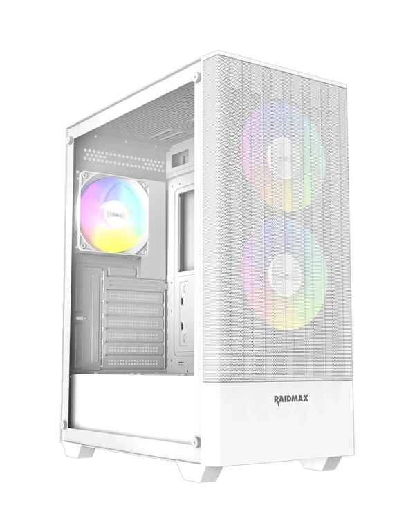 Kuciste Raidmax Vector V218 ARGB White, V218WF - DS Computers DOO