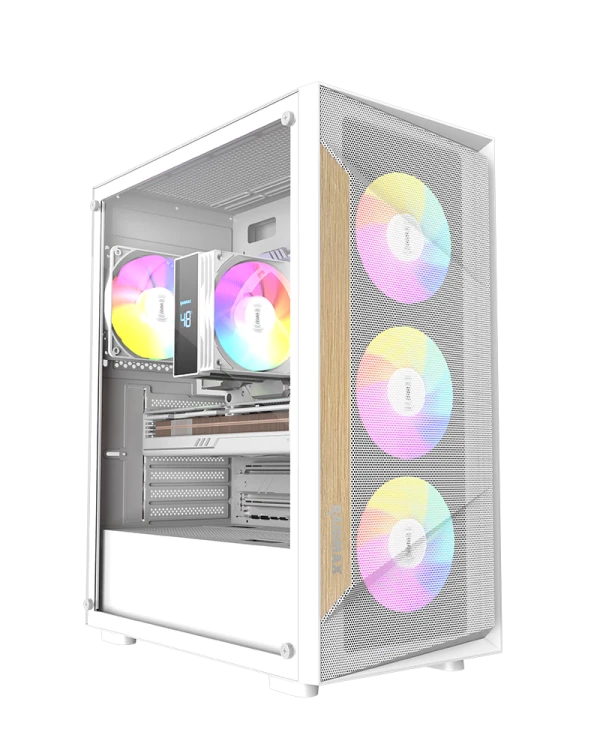 Kuciste Raidmax Vector V219 ARGB White, V219WF - DS Computers DOO
