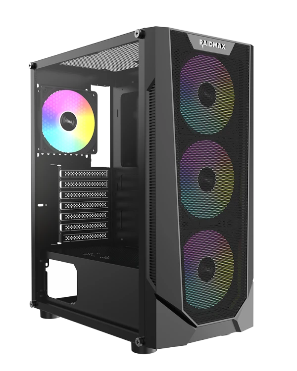 Kućište Raidmax Vector V155 RGB Black, V155TBS - DS Computers DOO