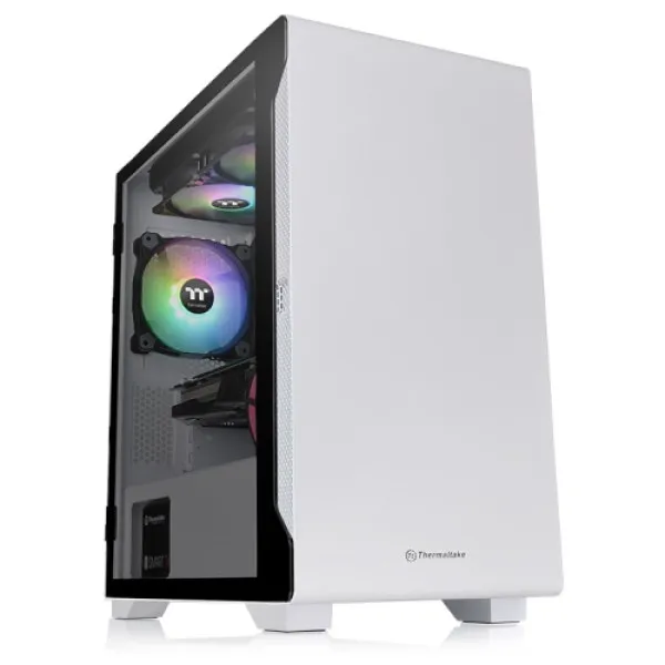 Kućište Thermaltake S100 TG Snow/White/Win/Glass*1/120mm/no PSU/C...