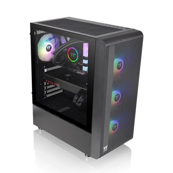 Kućište Thermaltake S200 TG ARGB/Black/Glass/120mm ARGB/no PSU/CA...