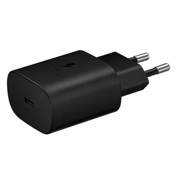 Kućni punjač Samsung PD 3A 25W Type C bez kabla crni BULK (EP-TA8...