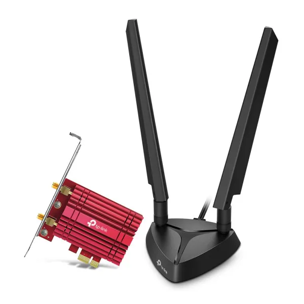LAN MK PCI-E TP-Link Archer TXE72E WiFi 6 AX5400 dual band 2xExtern...