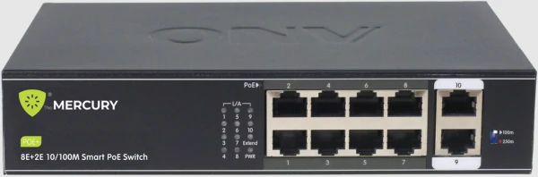 LAN Switch Mercury H1108PL 10port 10/100 8-PoE - DS Computers DOO