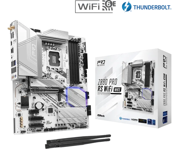 MB s1851 AsRock Z890 PRO RS WIFI WHITE