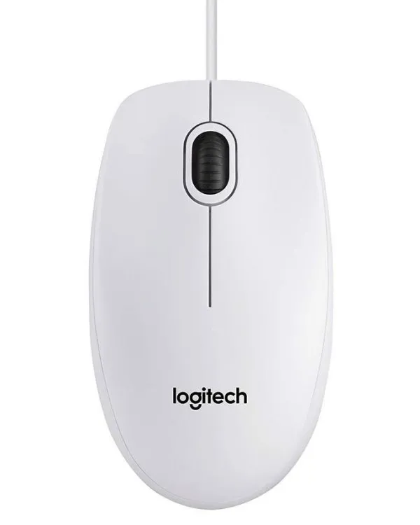 Miš USB Logitech B100 Optical White 910-003360