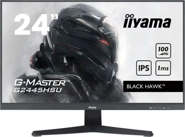 Monitor 23.8" Iiyama G2445HSU-B2 IPS 1920x1080/100Hz/1ms/HDMI/DP/US...
