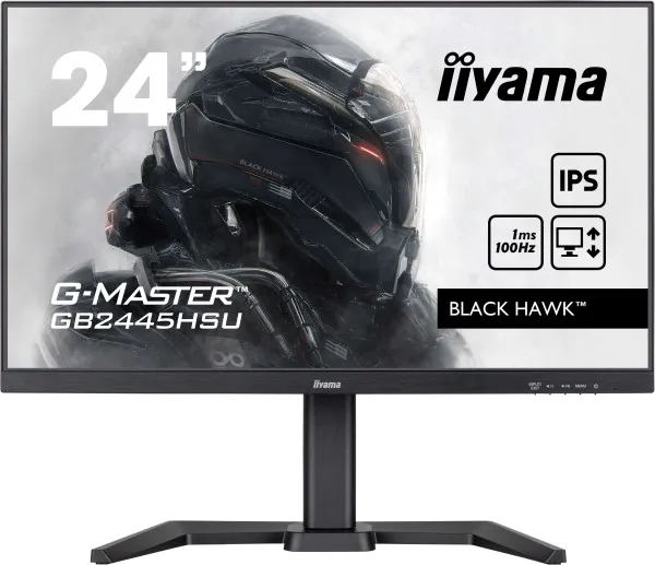 Monitor 23.8" Iiyama GB2445HSU-B2 IPS 1920x1080/100Hz/1ms/HDMI/DP/U...