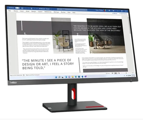 Monitor 27 Lenovo S27i-30 63DFKAT4EU IPS 1920x1080/100Hz/4ms/2xHDMI/VGA - DS Computers DOO