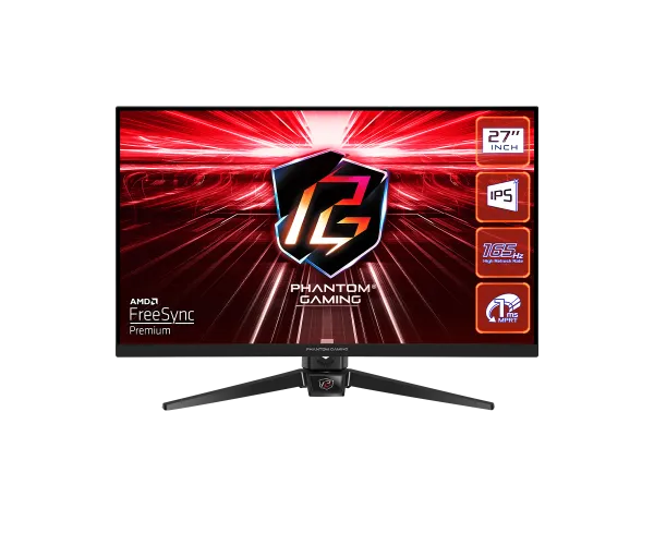Monitor 27" AsRock PG27FF1A IPS 1920x1080/165Hz/1ms/HDMIx2/DP/zvuč...