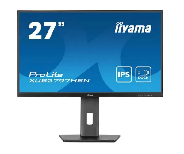 Monitor 27" Iiyama XUB2797HSN-B2 IPS 1920x1080/100Hz/1ms/HDMI/DP/VG...