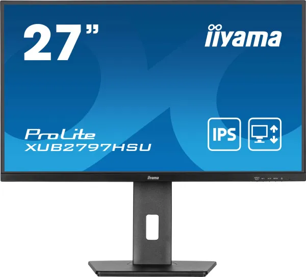 Monitor 27" Iiyama XUB2797HSU-B2 IPS 1920x1080/100Hz/1ms/HDMI/DP/US...
