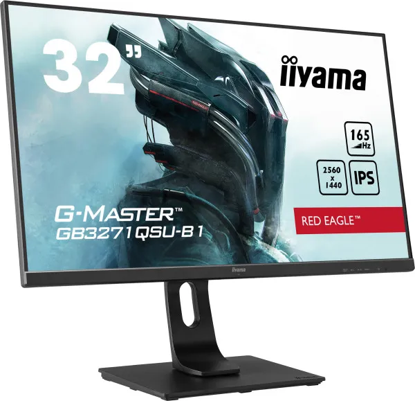 Monitor 31.5" Iiyama GB3271QSU-B1 IPS 2560x1440/165Hz/1ms/2xHDMI/2x...