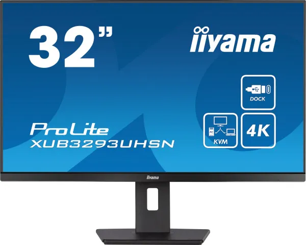 Monitor 31.5" Iiyama XUB3293UHSN-B5 IPS 3840x2160/60Hz/4ms/HDMI/DP/...