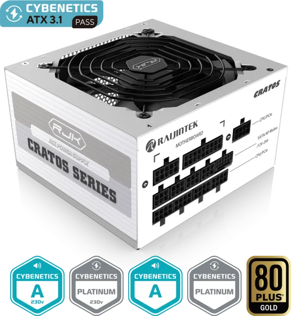 Napajanje 1200W Raijintek Cratos, Belo  0R30B00004