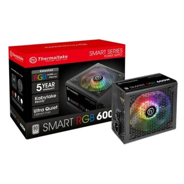 Napajanje 600W Thermaltake Smart RGB 80Plus, PS-SPR-0600NHSAWE-1