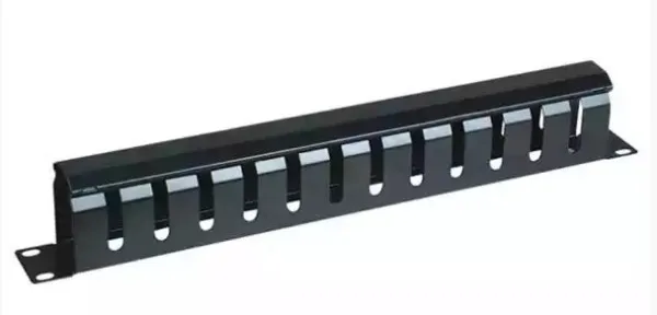 Nosač kabla sa poklopcem 1U / 19" sa otvorima za prolaz kablova CM...