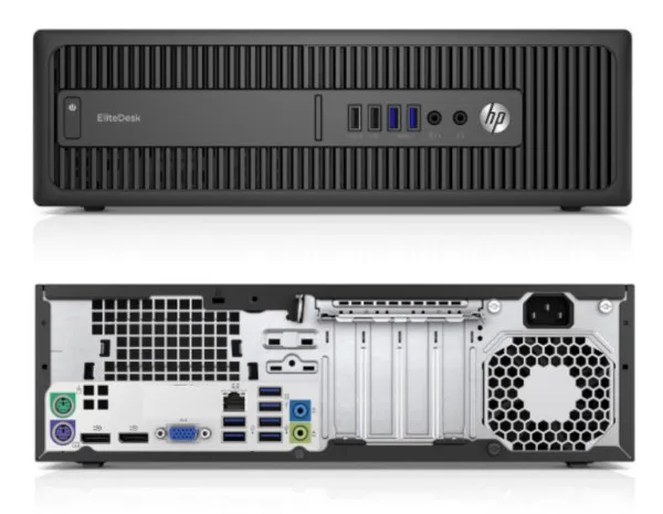 PC HP 800 G2 SFF i5-6500/8GB/256GB NEW/1VGA + 2DP/Win8Pro UPG W10P ...