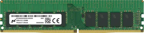 RAM DDR4 ECC UDIMM Micron 8GB 3200MHz MTA9ASF1G72AZ-3G2E2ZI Bulk