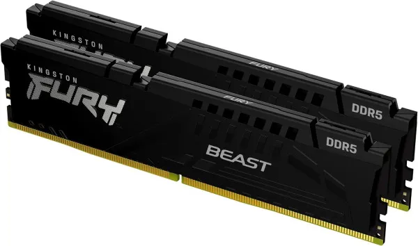 RAM DDR5 32GB (2x16GB) 5200MHz Kingston FURY Beast Black KF552C40BB...