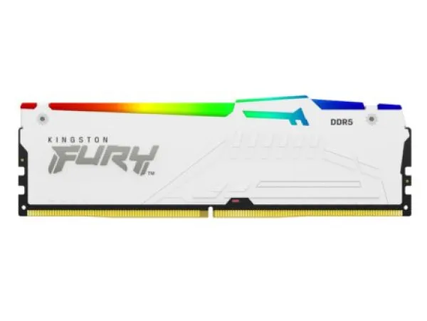 RAM DDR5 Kingston 32GB (2x16) 6000Mhz C30 FURY Beast White RGB KF56...