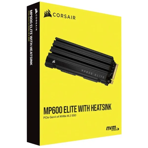 SSD M.2 NVMe Corsair 2TB MP600 ELITE Gen4x4 6500MBs/7000MBs CSSD-F2...