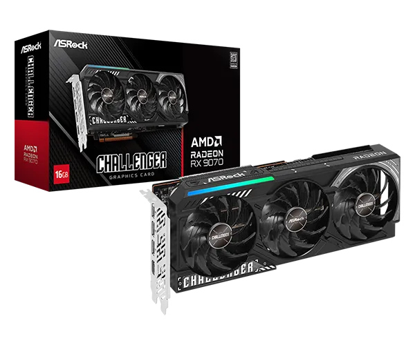 SVGA Asrock Radeon RX 9070 Challenger 16GB, RX9070 CL 16G