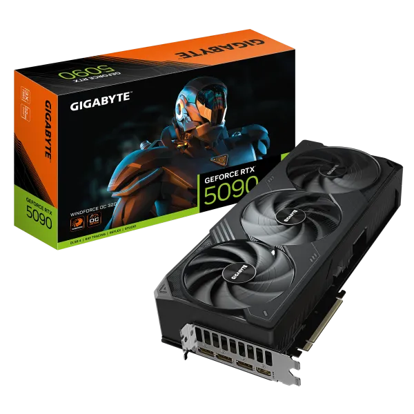SVGA Gigabyte RTX 5090 WindForce3 OC 32GB GDDR7 512Bit, GV-N5090WF3...