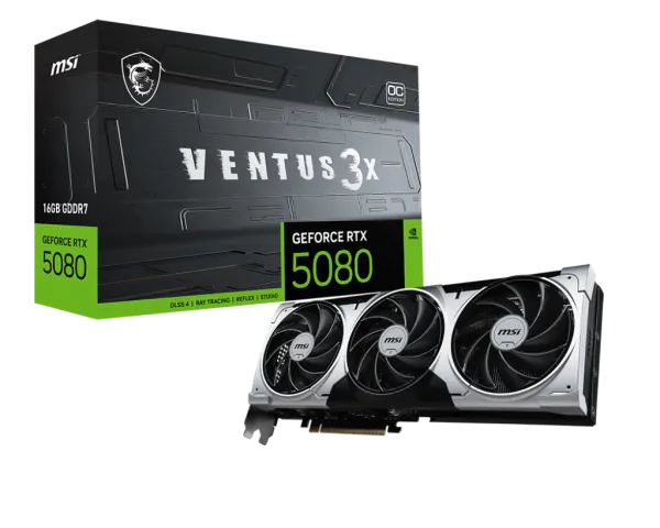 SVGA MSI RTX5080 Ventus 3X Plus OC 16GB GDDR7