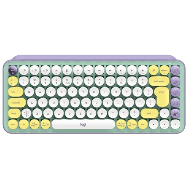 Tastatura Wireless Logitech Pop Keys Daydream bela/ljubičasta US 920-010736 - DS Computers DOO