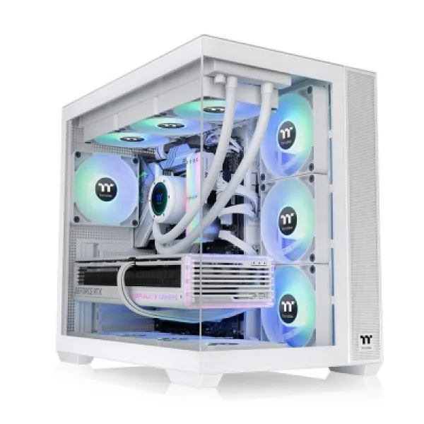 Thermaltake View 380 TG ARGB Snow White/Tempered Glass*2/CA-1Z2-00M...