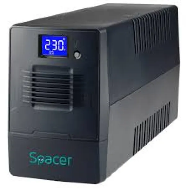 UPS Spacer Line SPUP-1000D-LIT01 1000VA/600W 4xšuko/USB/LAN - DS Computers DOO