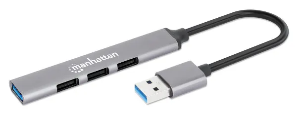 USB HUB 4port Manhattan 168427 3.0/3xUSB 2.0 480Mbps/1xUSB 3.0 5Gbp...