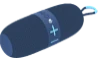 Zvučnik Bluetooth Flow plavi sa plavim dugmićima VK-3414-BL - DS Computers DOO
