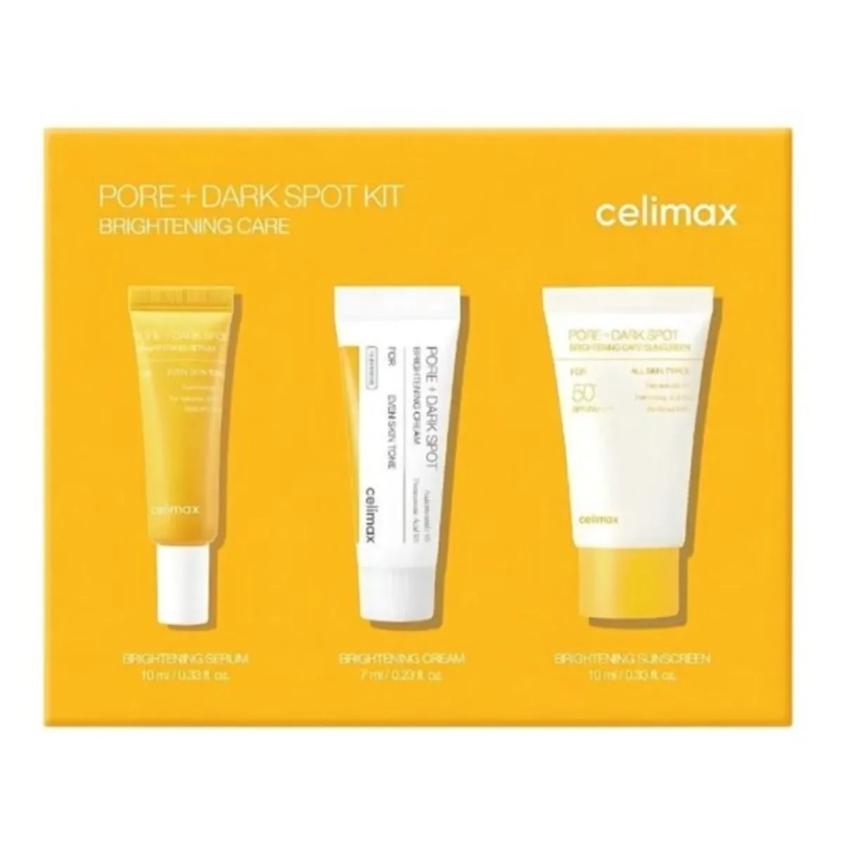 Pore+Dark Spot Brightening Kit, 10ml+7ml+10ml