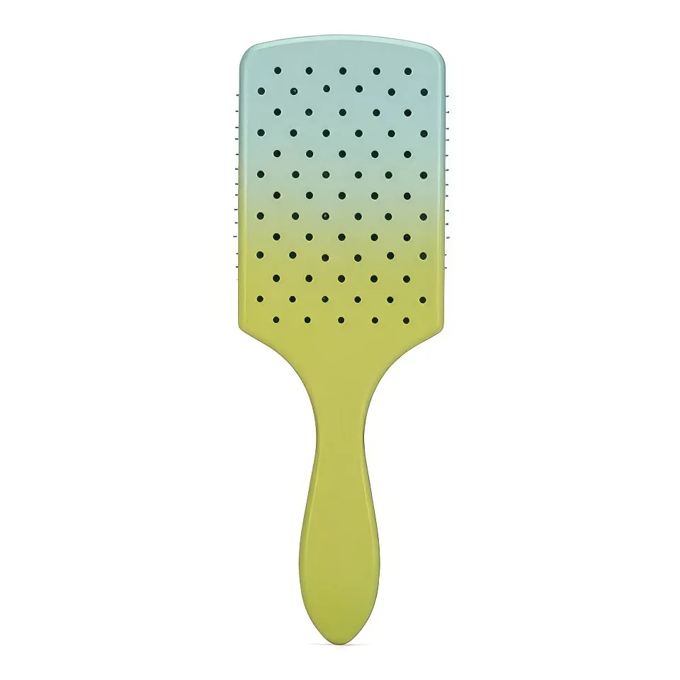 Wet Brush PADDLE DETANGLER - FEEL GOOD OMBRE - GREEN / BLUE