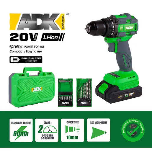 ADK akumulatorska udarna bušilica 20V SF4E103 ENEX