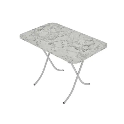 Alesta AL10030BM sto višenamenski sklopivi tekstura beli mermer 70X100CM