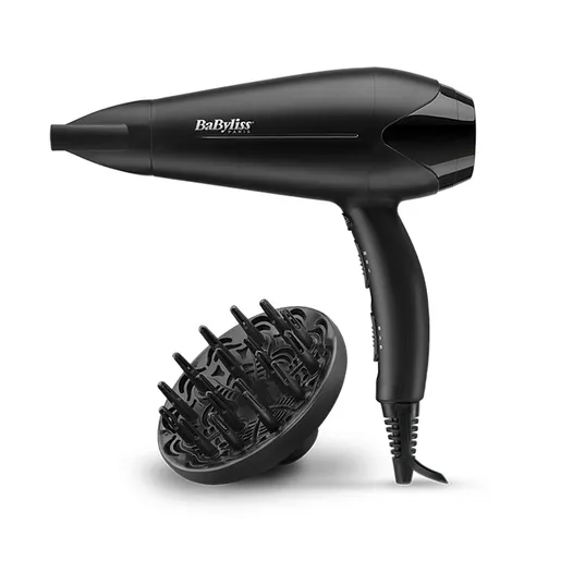 Babyliss D563DE fen za kosu  2100W crni sa difuzorom