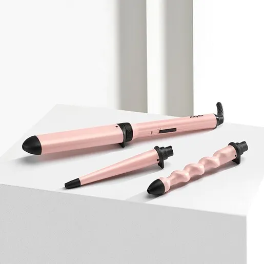 Babyliss MS750E curl & wave stajler trio pink